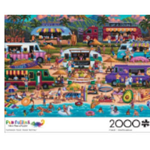 Buffalo Games Hawaiian Food Truck Festival - 2000 Piece Jigsaw Puzzle